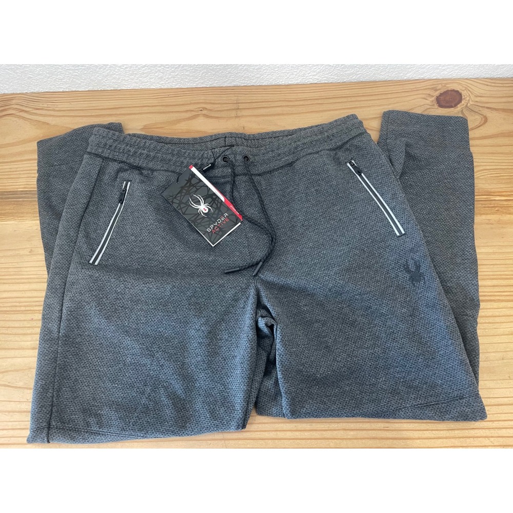 Spyder Active Gray Pattern Joggers Pants Men's  NWT XL